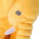Pliušinis geltonas dramblys 60 cm