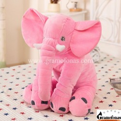 Pliušinis rožinis drambliukas 40 cm