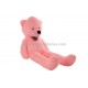 Rožinis meškinas 200 cm TEDDY / Dideli pliušiniai meškinai