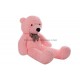 Rožinis meškinas 120 cm TEDDY / Dideli pliušiniai meškinai