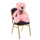Rožinis meškinas 100 cm TEDDY / Dideli pliušiniai meškinai