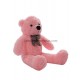 Rožinis meškinas 80 cm TEDDY / Dideli pliušiniai meškinai