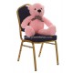 Rožinis meškinas 80 cm TEDDY / Dideli pliušiniai meškinai
