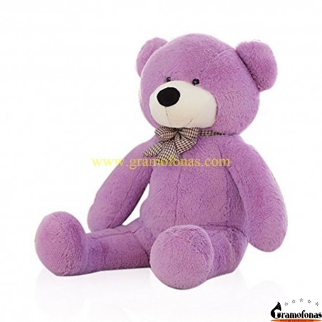 Violetinis meškinas 120 cm TEDDY