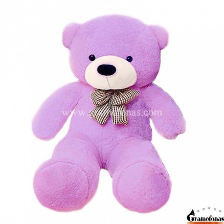 Violetinis meškinas 100 cm TEDDY