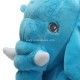 Pliušinis mėlynas dramblys 80 cm